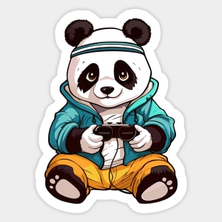 Gaming Panda, Gaming is my cardio Sticker